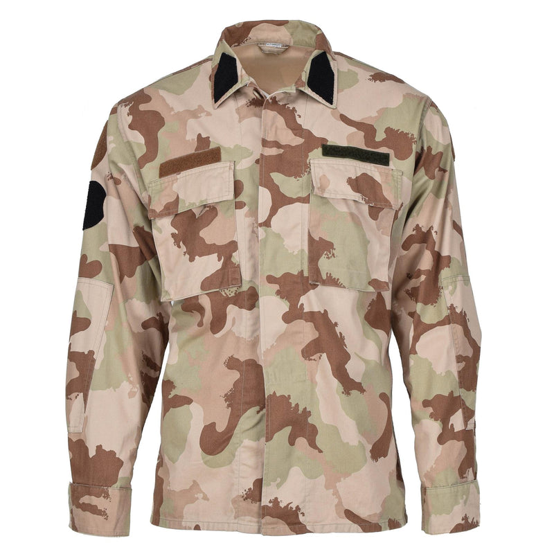 Original Hungarian Military tactical jacket combat desert camo shirt lightweight