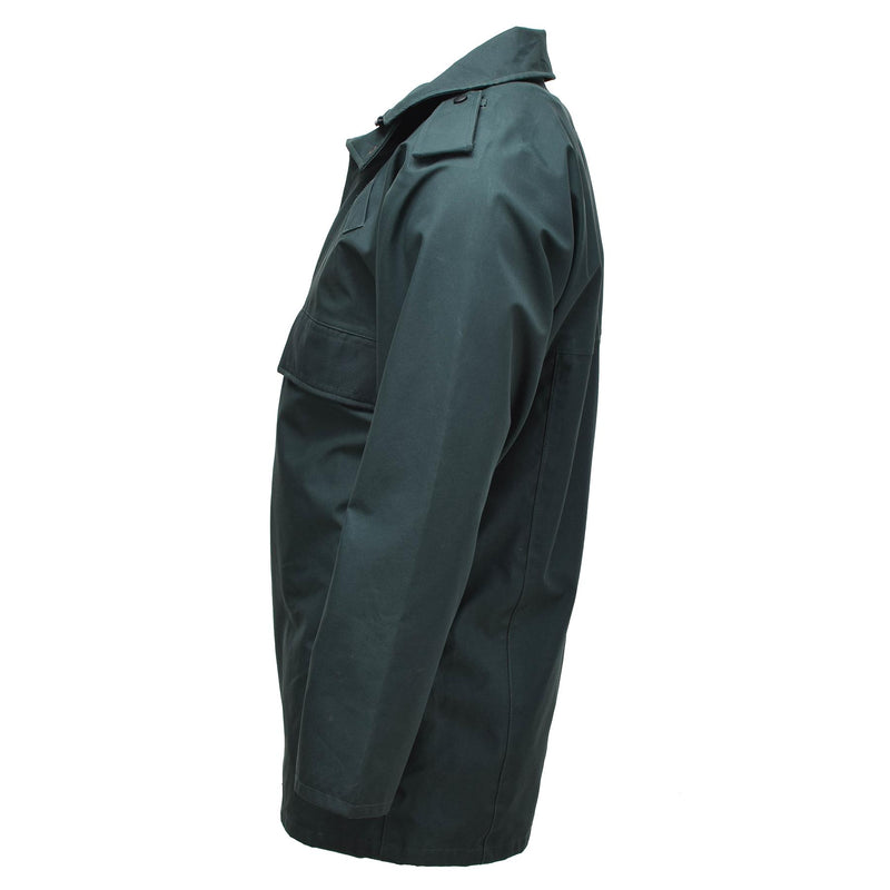 Original British Police uniform anorak waterproof parka raincoat unlined green