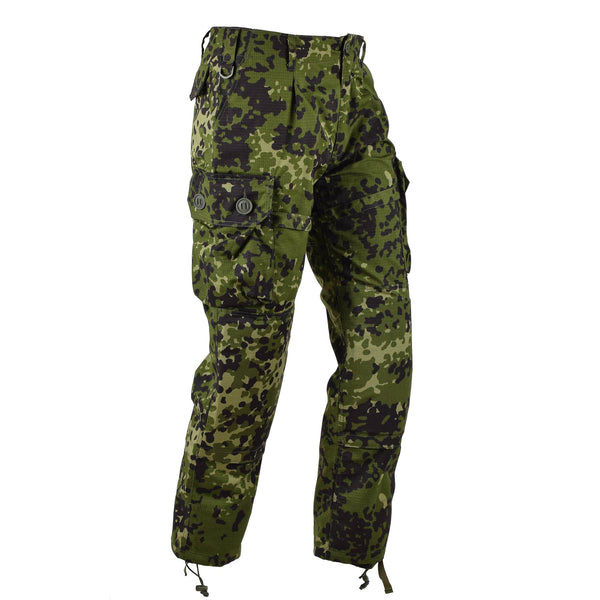 TACGEAR Brand Danish Military style field cargo combat pants M84 camo ripstop