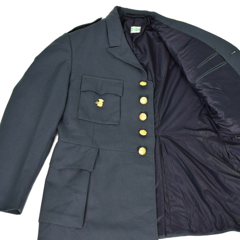 Genuine Swedish army infantry blue parade uniform Sweden military dress jacket