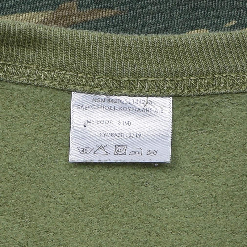 Original Greek army sweatshirt Greece military sportswear shirts lizard camo