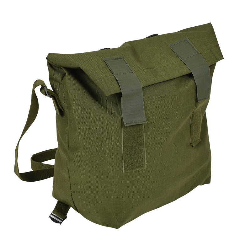 Original Danish Military Shoulder bag Roll-top Nylon  PVC coated Olive