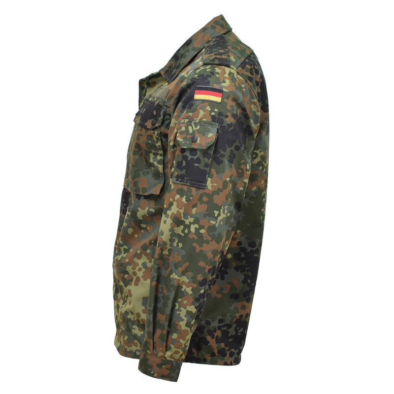 Leo Kohler tactical military shirts flecktarn camouflage light  combat BW jacket