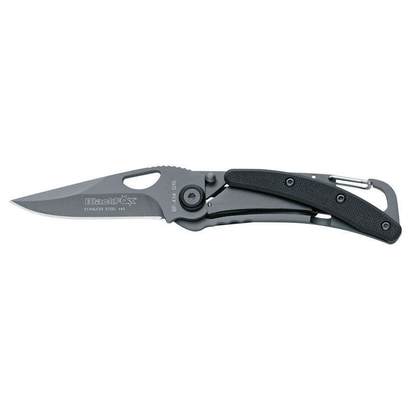 Fox Knives BF-434 G10 Folding Pocket Knife Drop Point Stainless Steel AISI 440