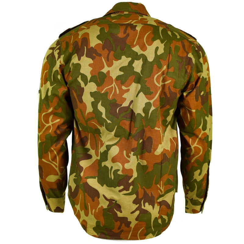 Genuine Romanian army shirt leaf camo M90 Romania military issue combat NEW