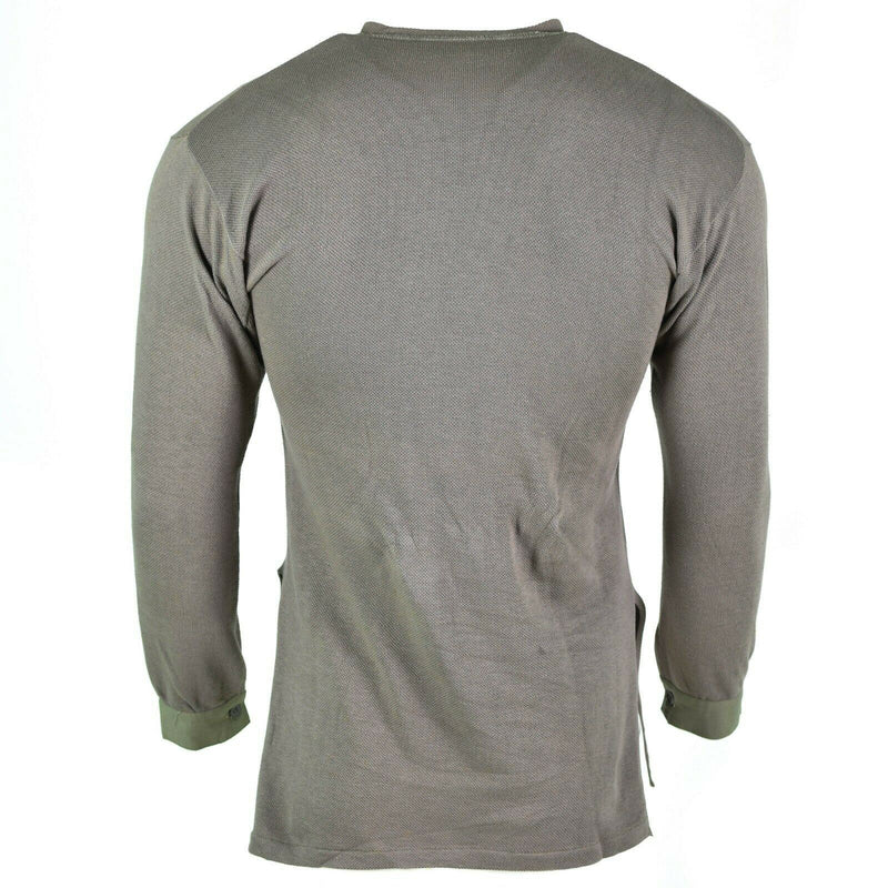 WWII Genuine Swedish army grey shirt military surplus undershirt cold weather