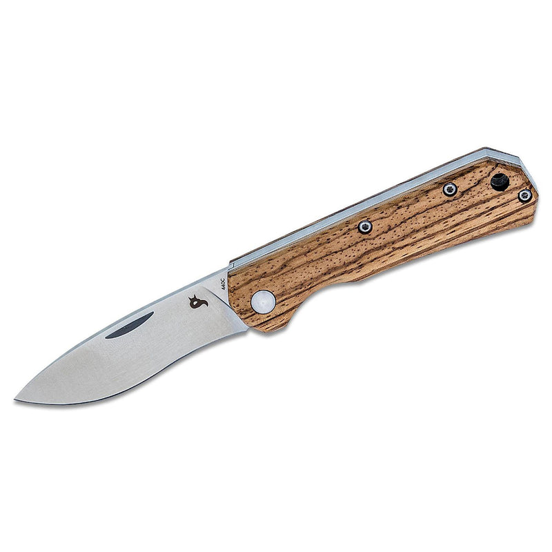 Fox Knives CIOL folding knife satin coated stainless steel 440C wood handle