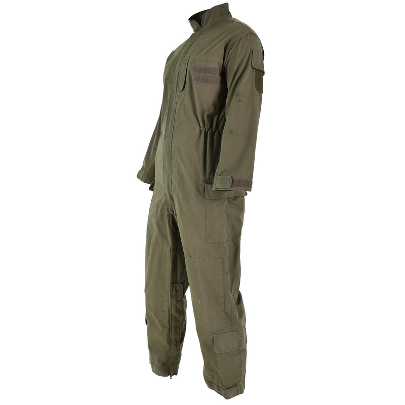 Original Austrian army coverall olive green ripstop jumpsuit military surplus