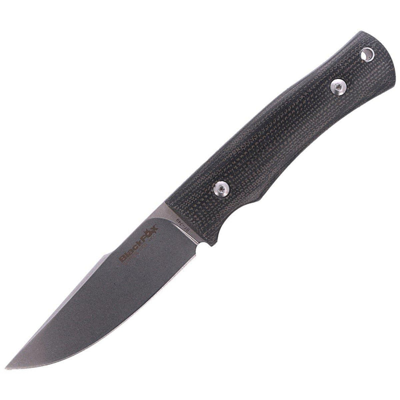 Fox Knives EXPLORATOR fixed blade knife fire starter stainless stone washed