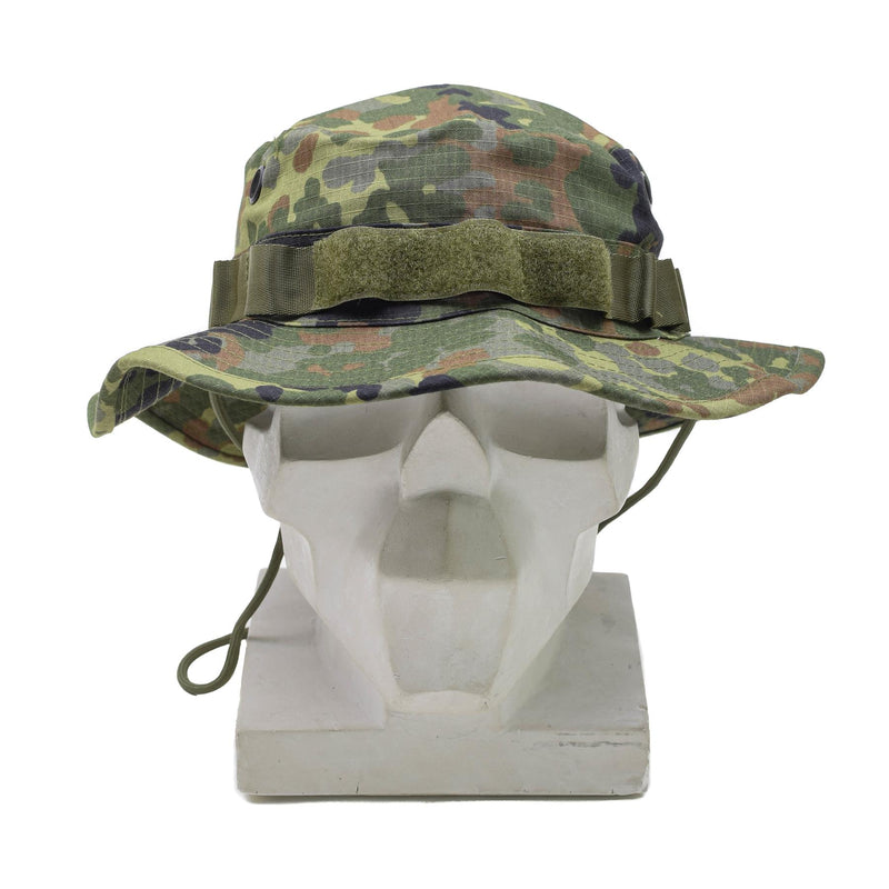 TACGEAR Brand German Military style Boonie hat flecktran camo wide brim ripstop