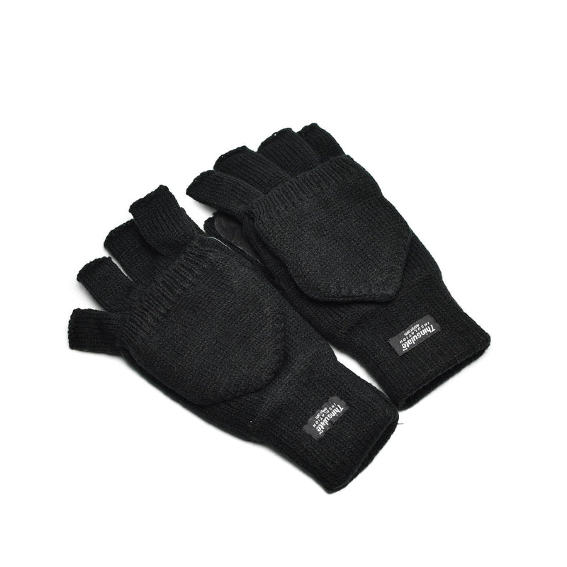 Brand Thinsulate Finger mittens gloves winter Black Olive OD