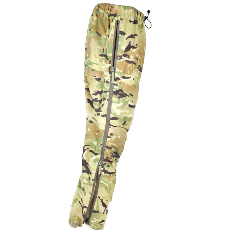 Genuine British army military combat MTP camo rain pants waterproof goretex