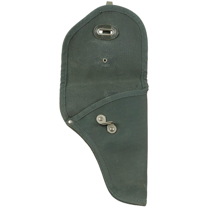 Original Italian military pistol holster canvas gray adjustable hold compact gun