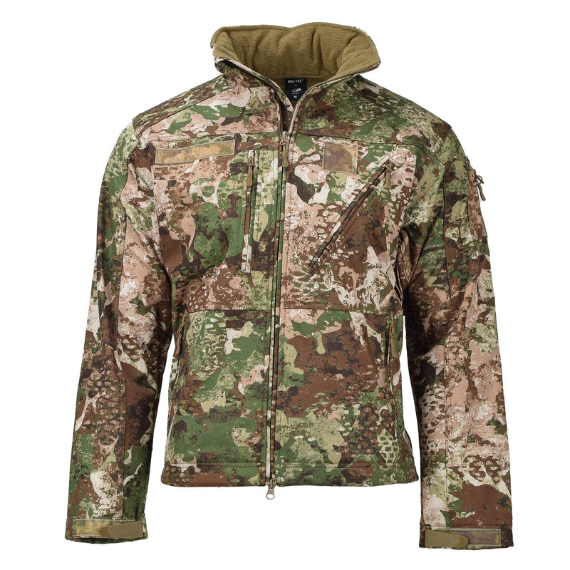 MIL-TEC army softshell tactical jacket fleece waterproof hooded 3-layer laminate