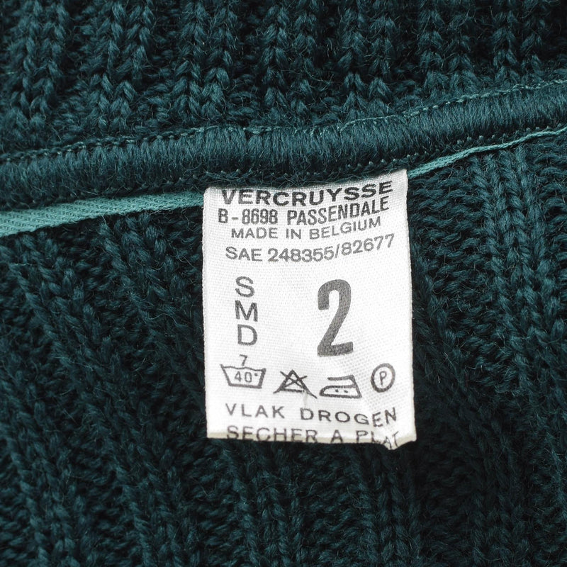 Original Belgian Military commando pullover warm knitted wool sweater green NEW