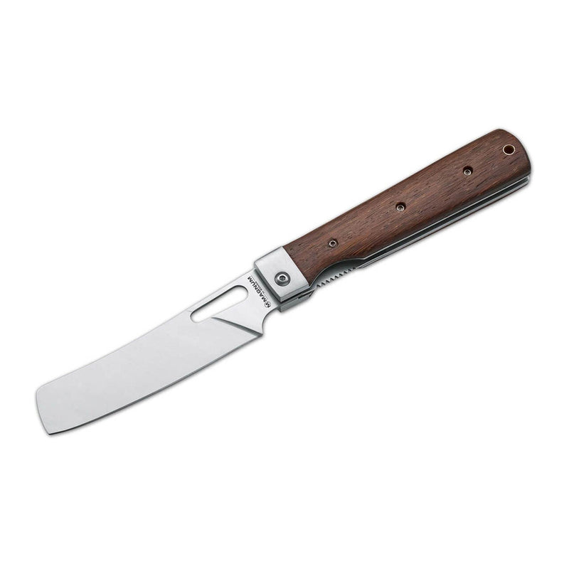 BOKER Outdoor Cuisine III Nakiri blade folding knife 7Cr17MoV steel tulipwood