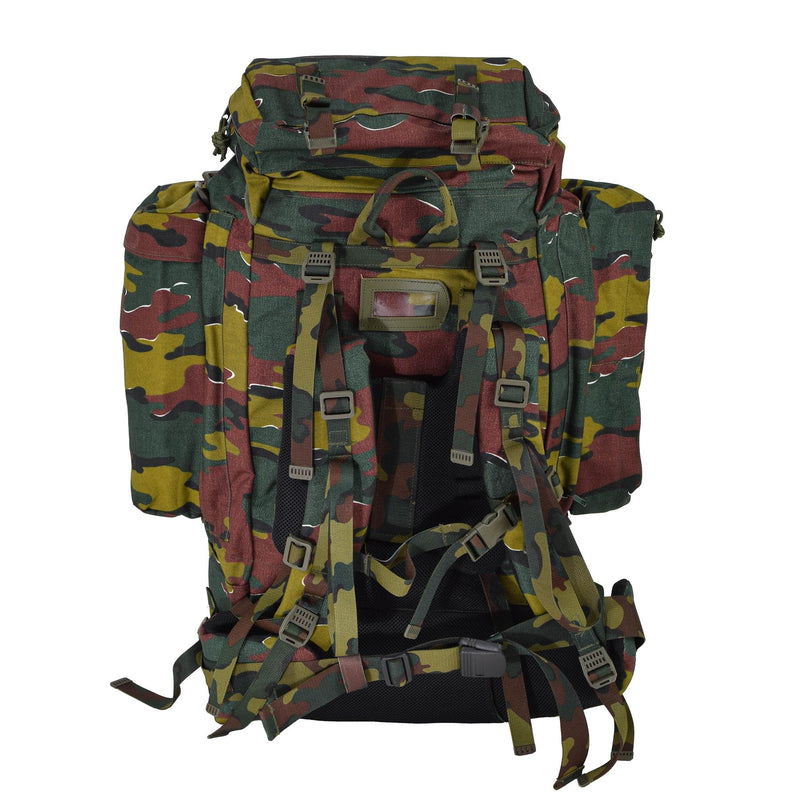 Original Belgian military 120L tactical backpack jigsaw camo waterproof bag NEW