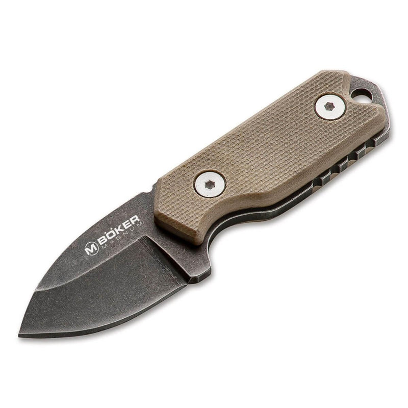 Boker Plus Li'l Friend Micro Fixed Knife 440A Stainless Steel Tactical Knife