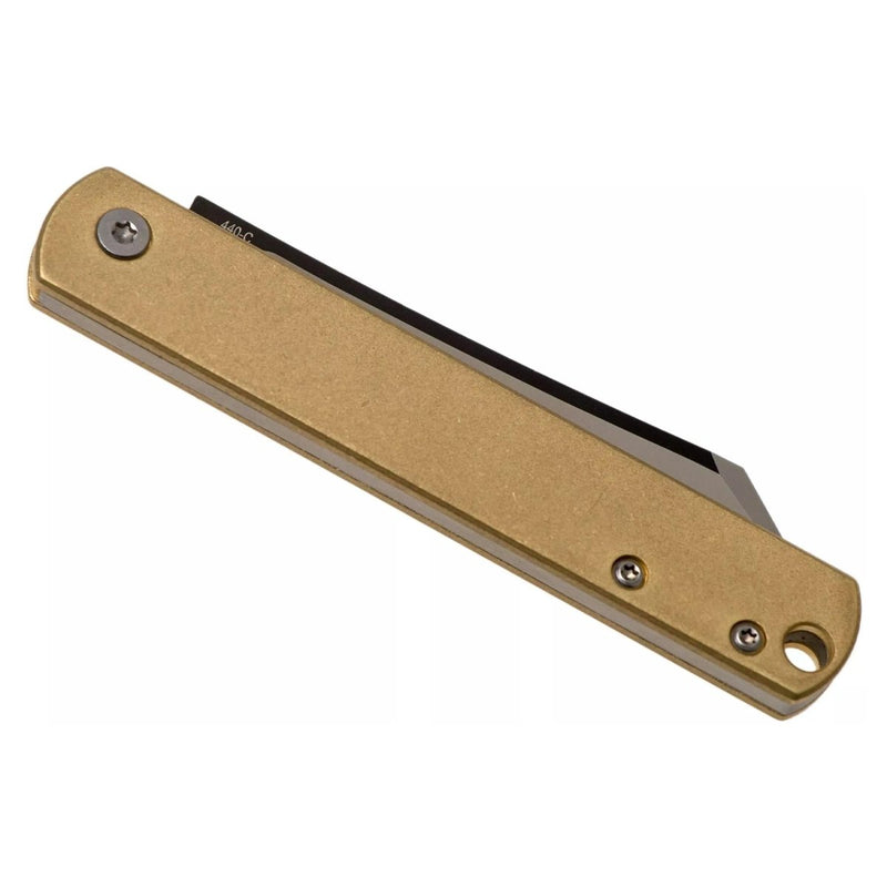 Boker Plus Zenshin 42 Brass Pocket Knife 440C Stainless Steel Folding EDC Knife