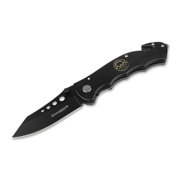 BOKER Special Forces Tanto folding pocket knife 440A steel aluminum handle black