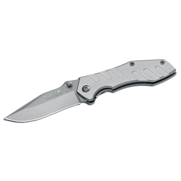 Fox Knives BF-74 folding pocket knife titanium coated blade aluminum handle 440 steel