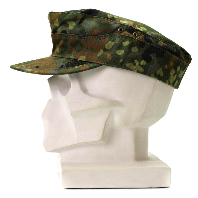 Genuine Original German army Flecktarn cap BW woodland camo military hat NEW