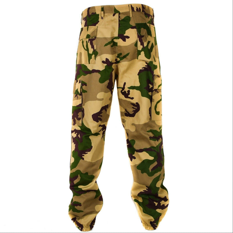 Original Italian army pants combat Desert tropic Camouflage field trousers NEW