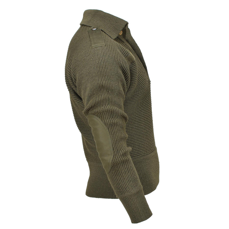 Original Austrian Military alpine pullover breathable reinforced knitted sweater