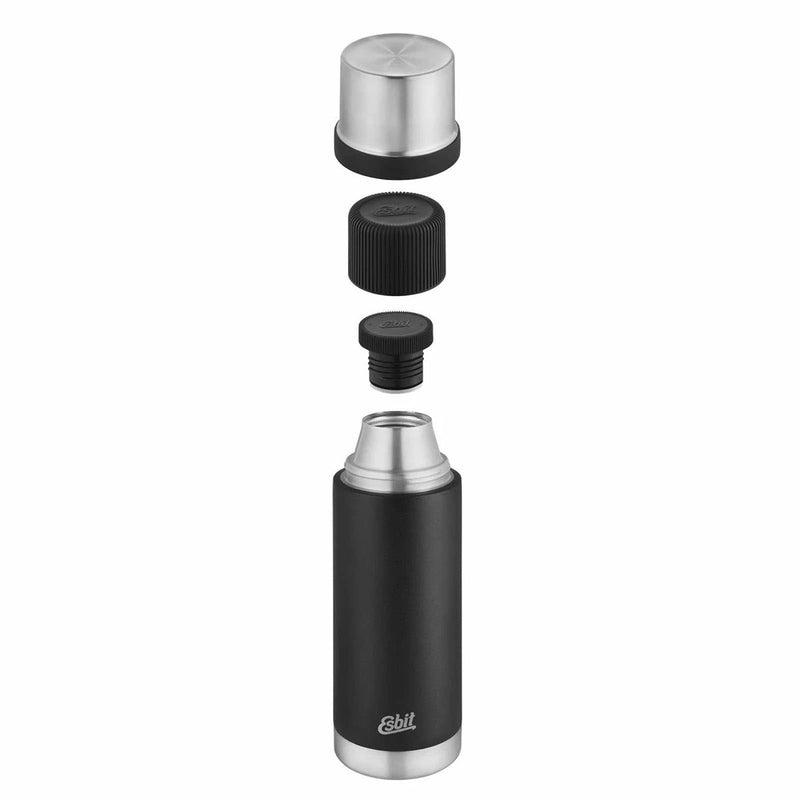 ESBIT SCULPTOR Vacuum Flask 1L BPA Free Stainless Steel Leak Proof Black