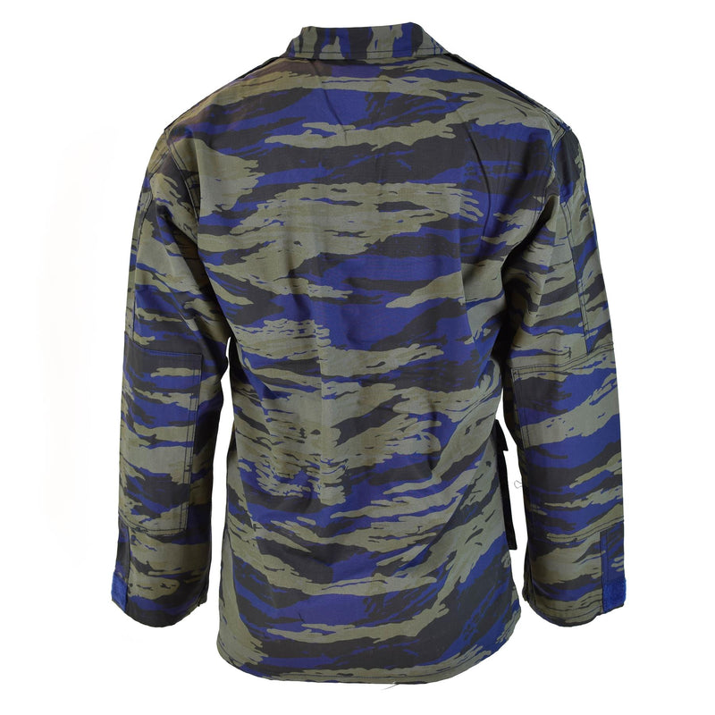 Genuine Greek military air force jacket lizard camouflage shirt fatigues BDU NEW