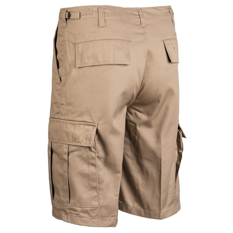 Mil-Tec Brand Army Style Khaki bermuda combat uniform cargo military shorts