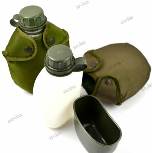 Original Army Drinking Flask M48 Norwegian Water Bottle Military Canteen Norway