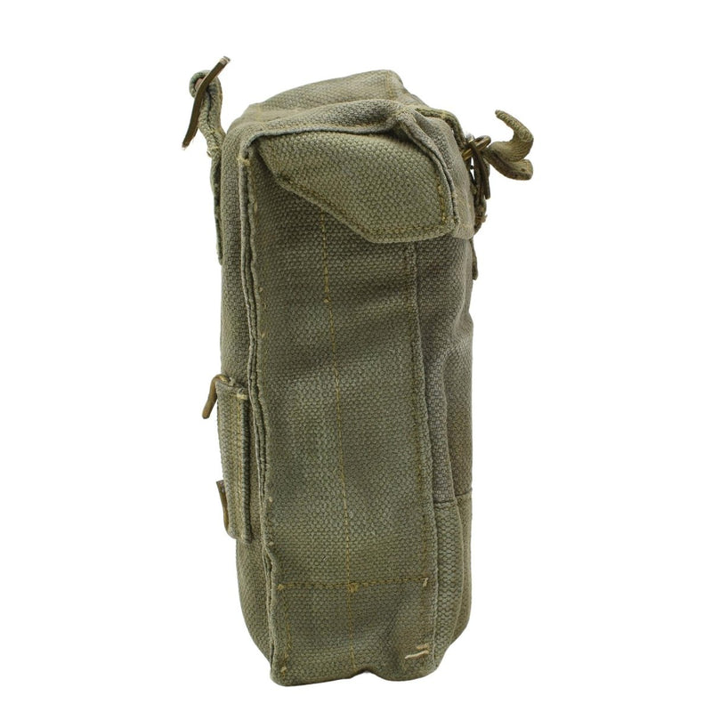 Original Belgium Military Durable Canvas material small Magazine Pouch bag Olive