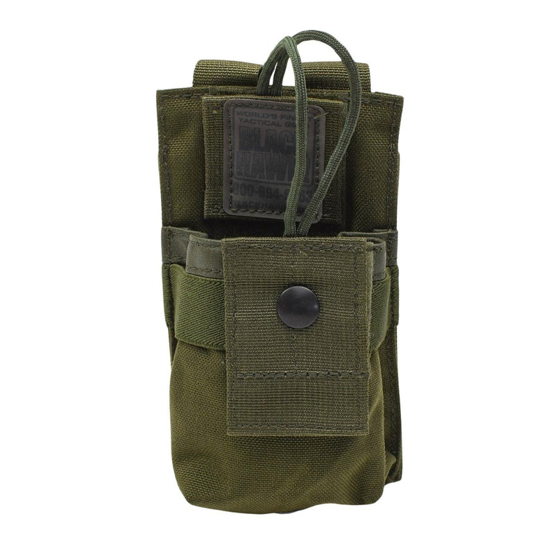 Original British Military GPS radio pouch molle bag nylon bag holster Olive