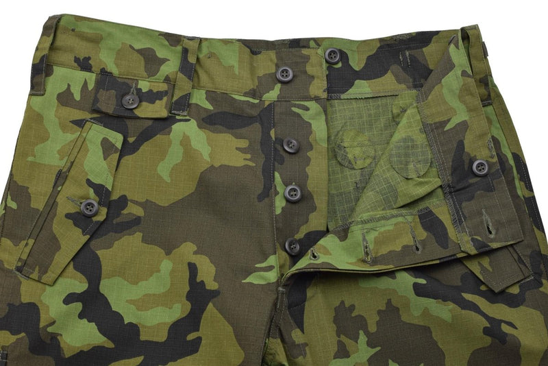 Original Czech Military M95 Field Pants RipStop Large Pockets Vizor 95 Camo