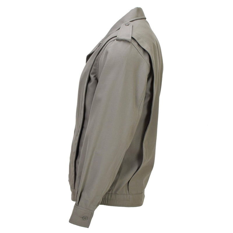 Original French Military Classic Jacket Pleated Elasticated hemline Grey