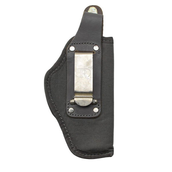 Original Italian Military Pistol Holster Snap Button Closure Leather Gray