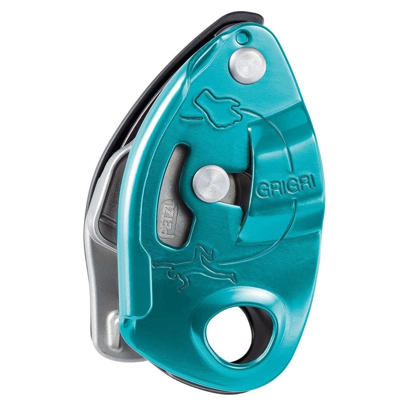 PETZL Grigri Assisted Braking Belay Device Climbing Equipment Aluminum Blue