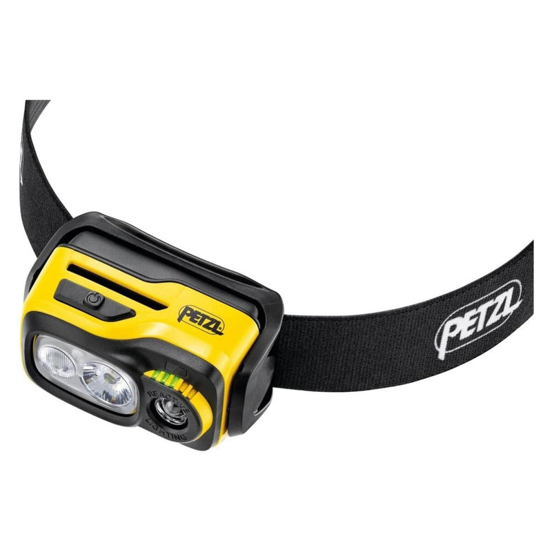 PETZL Swift RL Head Flashlight 1100 Lumen Rechargeable Water Resistant Yellow