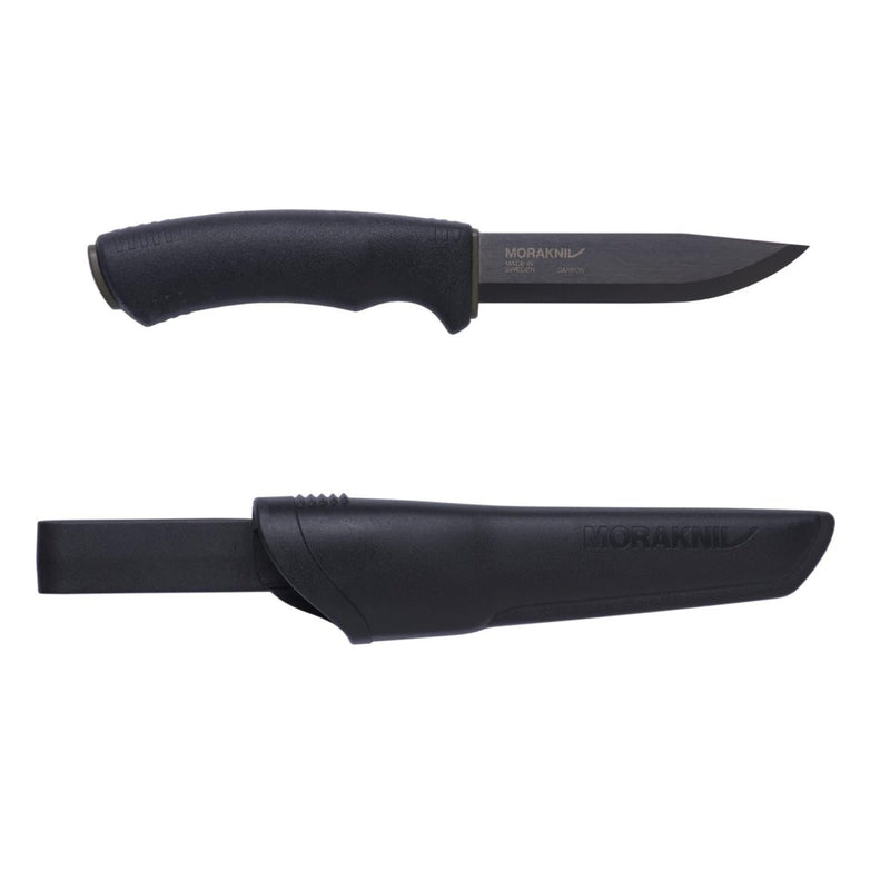 MORAKNIV Bushcraft BlackBlade Sturdy fixed knife multipurpose drop point blade hard sheath