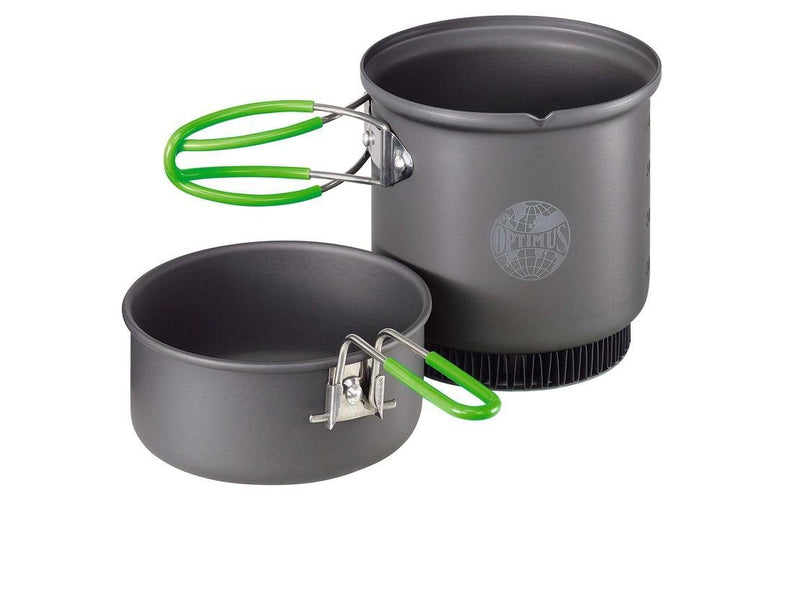 OPTIMUS CRUX WEEKENDER HE Cook Pot Cup System Stove Camping Hiking Cook set