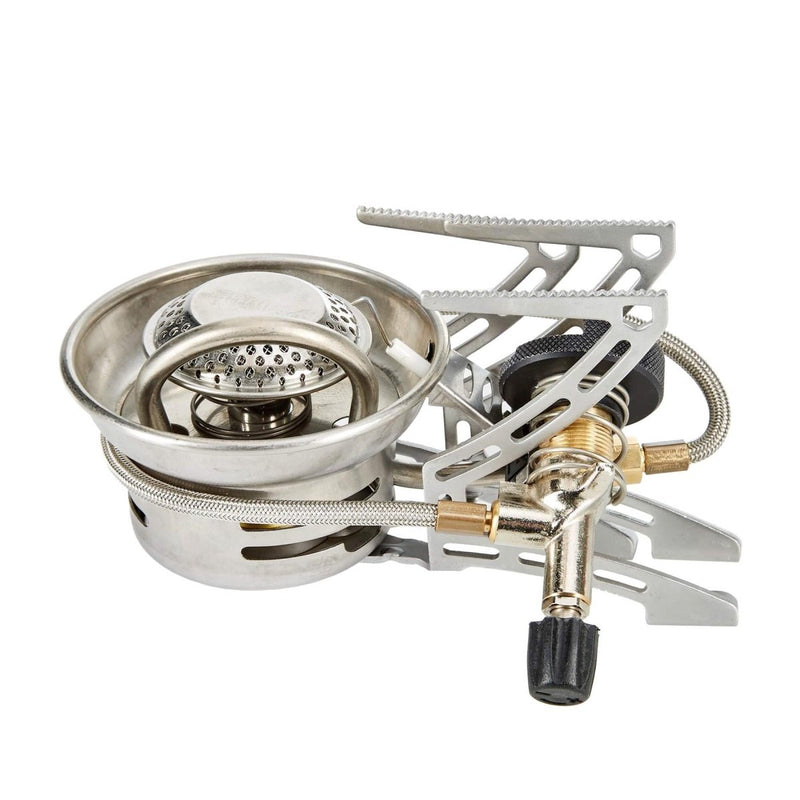 Primus EasyFuel Duo Piezo foldable propane burner butane camping cooking stove