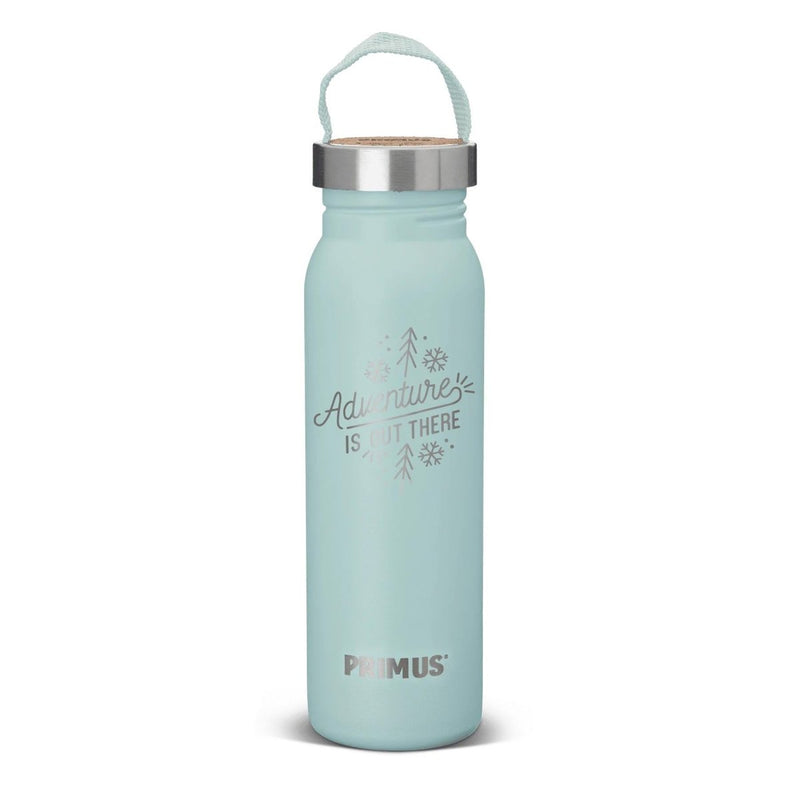 Primus Klunken water bottle 700ml outdoor hiking lightweight stainless flask winter royale Blue