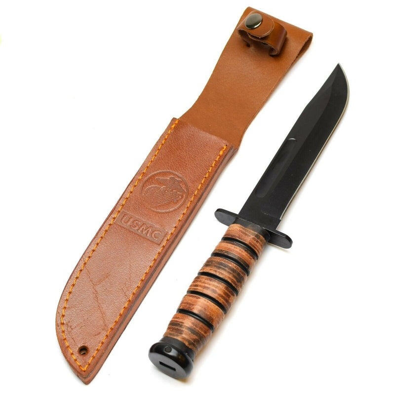 U.S army combat fixed blade knife sheath military marines corps style